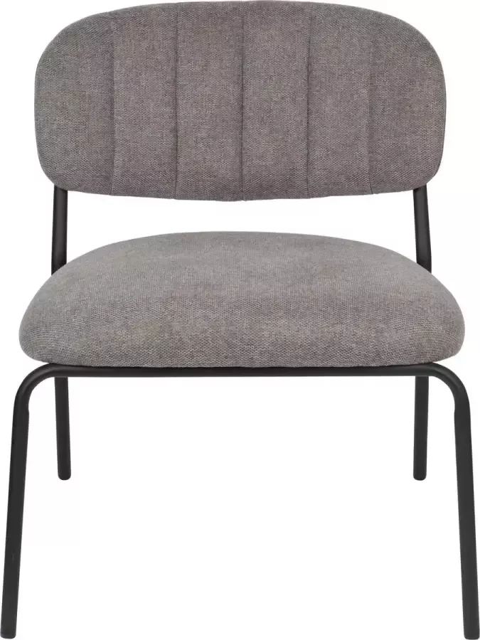 AnLi Style Lounge Chair Jolien Black Grey - Foto 2