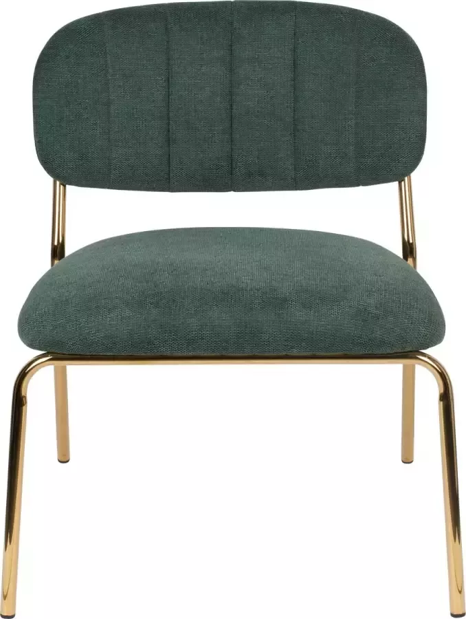 AnLi Style Lounge Chair Jolien Gold Dark Green - Foto 2