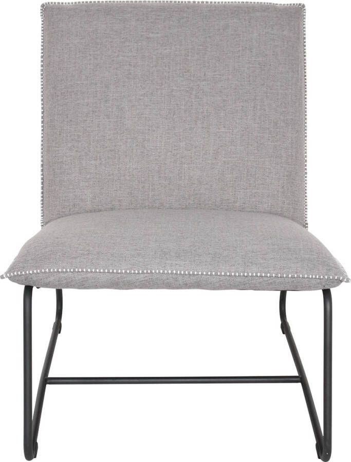 Anne Light & home Elton Fauteuil Grijs Zwart