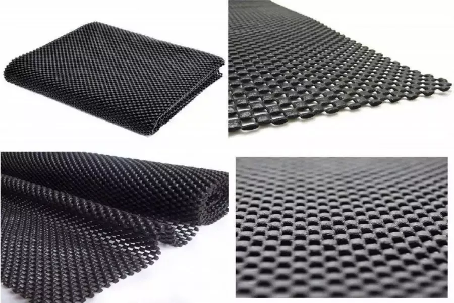 Antislip Multifunctionele Anti- Slip mat – Zwart – 125x45cm mat Gaas Patroon voor Bureaus en Keukenlades keuken gereedschap pannen