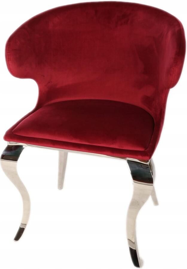 ANTYKI 24 Moderne fluwelen stoel een glamoureus accent in uw meubelcollectie
