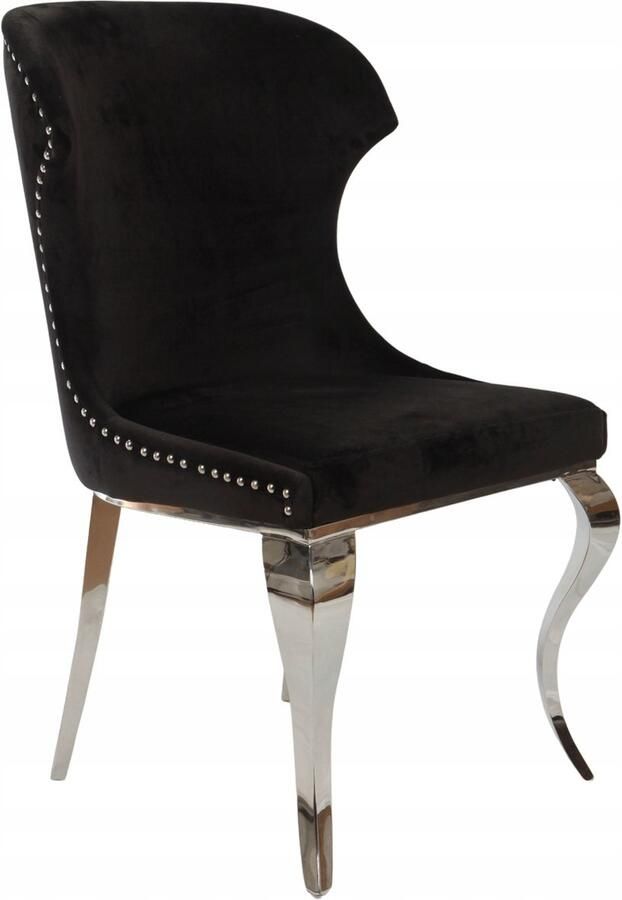 ANTYKI 24 Moderne fluwelen stoel een luxe aanvulling op uw collectie