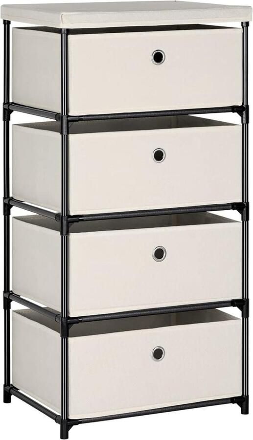 DailySupplies Ladenkastje Ladeblok Bureau Organizer Archiefkast Wit