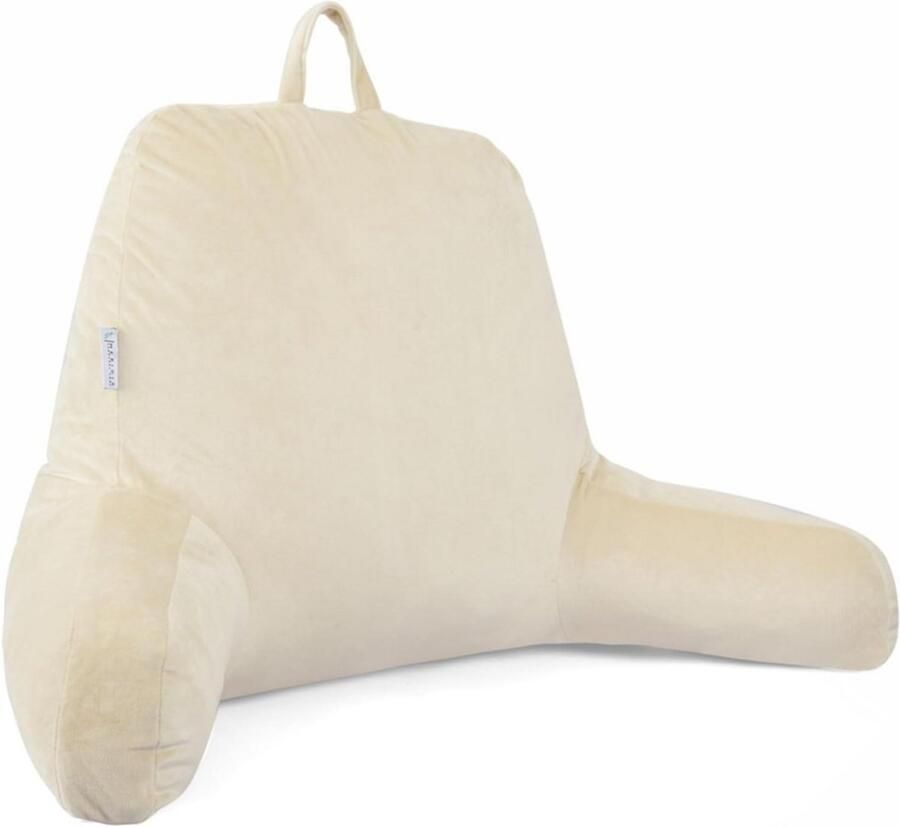 ApexArte Leeskussen voor in Bed Bookseat Leeskussens voor Boeken Beige