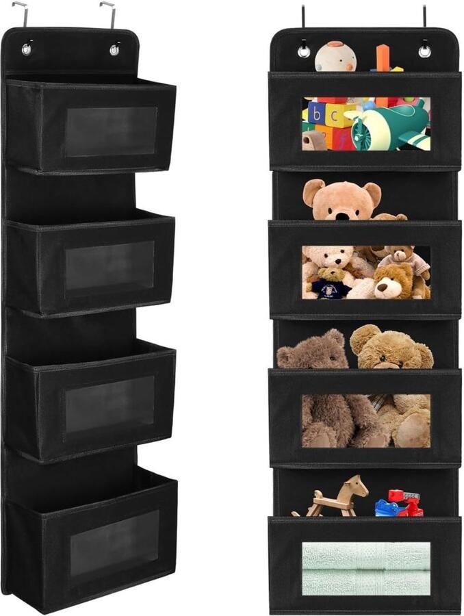 ApexArte Wandorganizer Wandopberger Wandplank Organizer Zwart