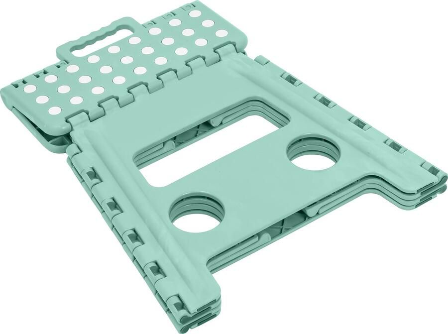 Aqua Laser Opklapbaar opstapje krukje 3 kleuren keukentrapje