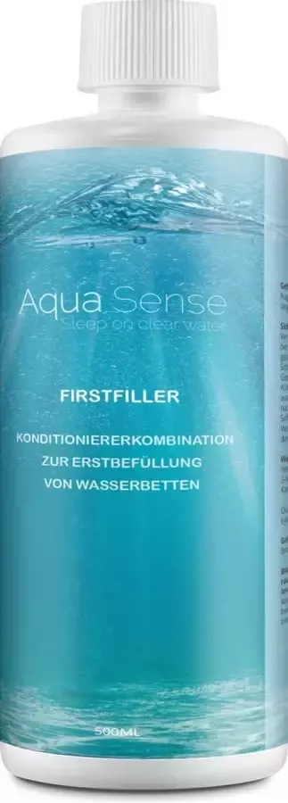 Aqua Sense Waterbed start conditioner firstfiller 500 ml 1 stuk Voor een bacterievrij waterbed