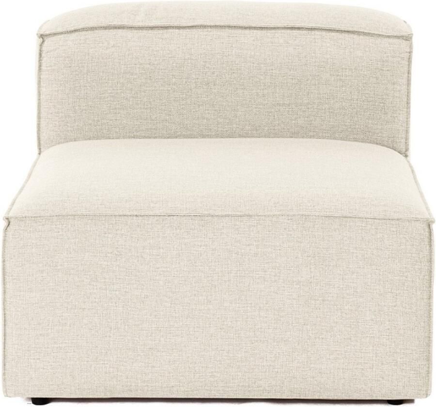 Dimehouse Lounge Element modulaire bank Fora ecru Linnen Modern 83 x 66 x 105 cm - Foto 2