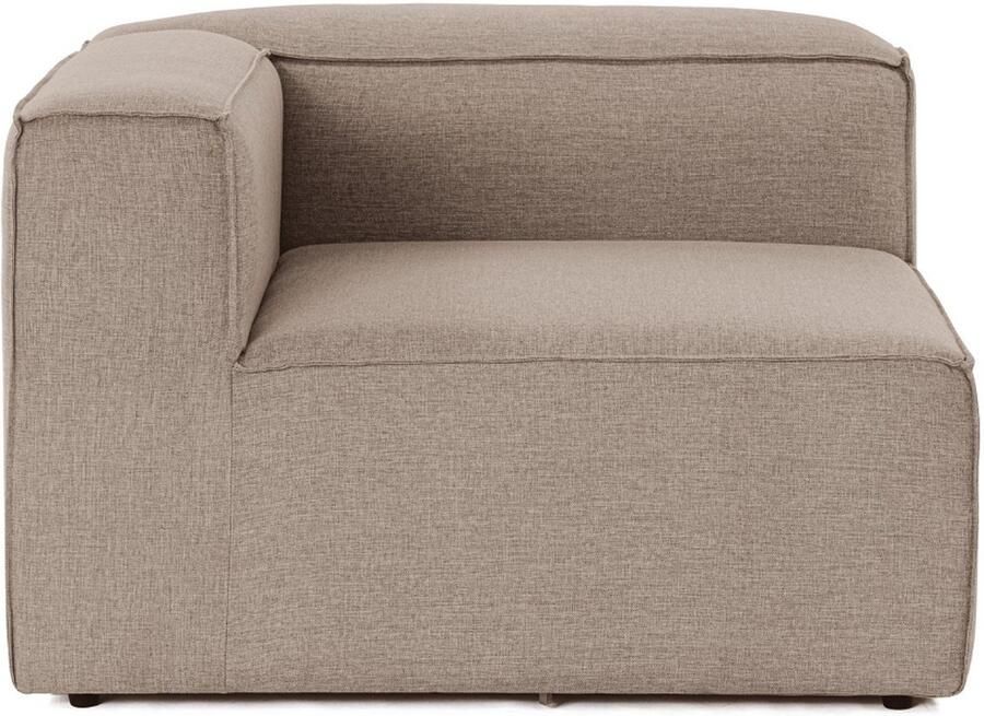 Dimehouse Lounge Hoek element links modulaire bank Fora bruin Linnen Modern 107 x 66 x 105 cm - Foto 2