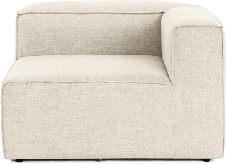 Dimehouse Lounge Hoek element rechts modulaire bank Fora ecru Linnen Modern 107 x 66 x 105 cm - Foto 2