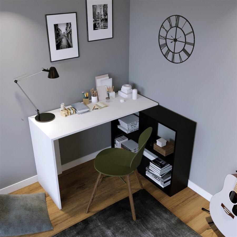 Arabic House Bureau Canfeza Melamine Wit Zwart