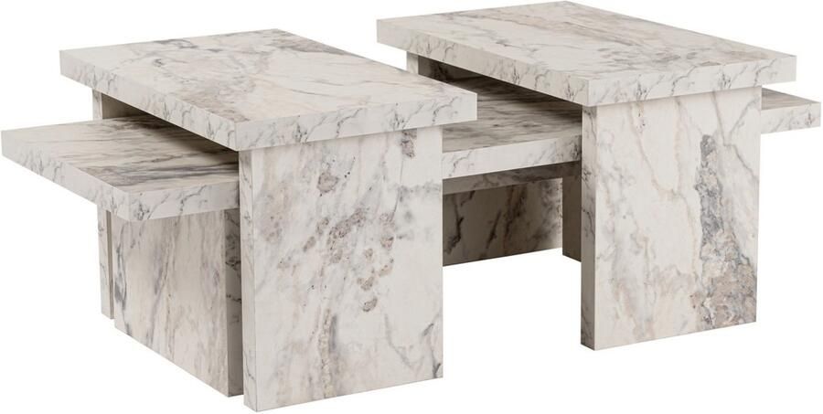 Arabic House Salontafel Sanctuary Wit Marmerlook