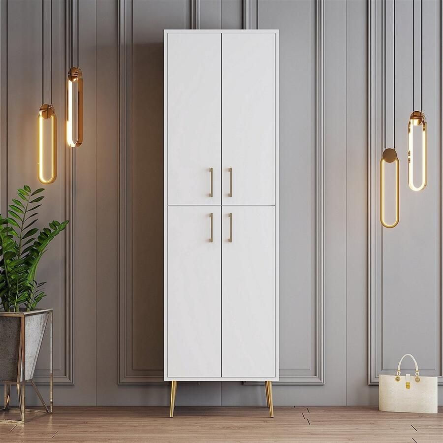 Arabic House Schoenenkast Berlin Melamine Wit