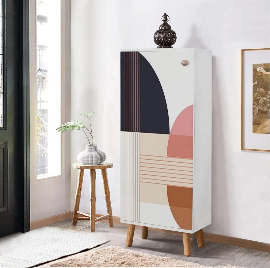 Arabic House Schoenenkast Vegas Planet Melamine Wit