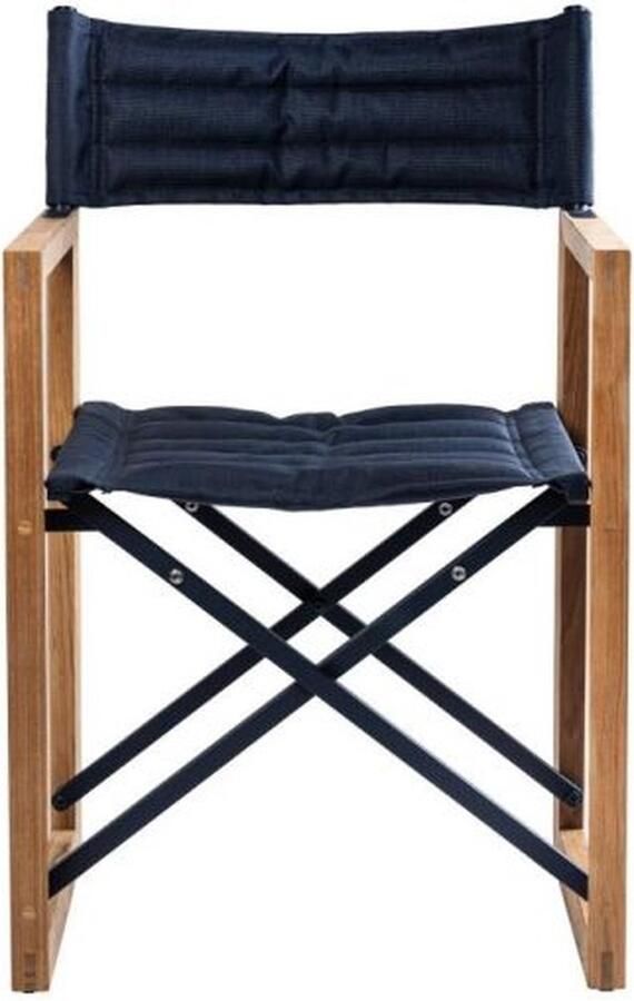 Arc Marine Regisseursstoel The Square Teak Ocean dekstoel bij BOOTSTOELEN.NL