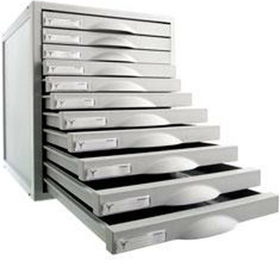 Archivo 2000 Modulaire archiefkast ArchiSystem 11 Lades Grijs (35 6 x 31 6 x 36 2 cm)