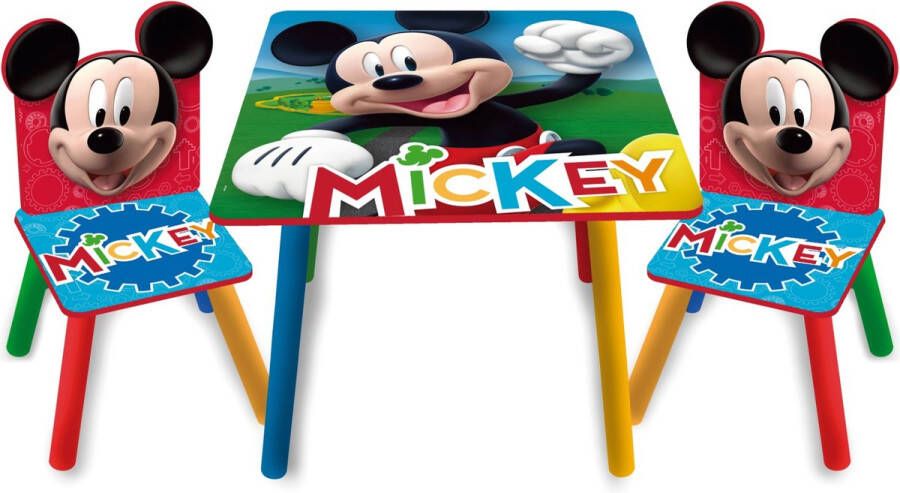 Arditex Kindermeubels Mickey Mouse 50 X 50 Cm Hout 3-delig