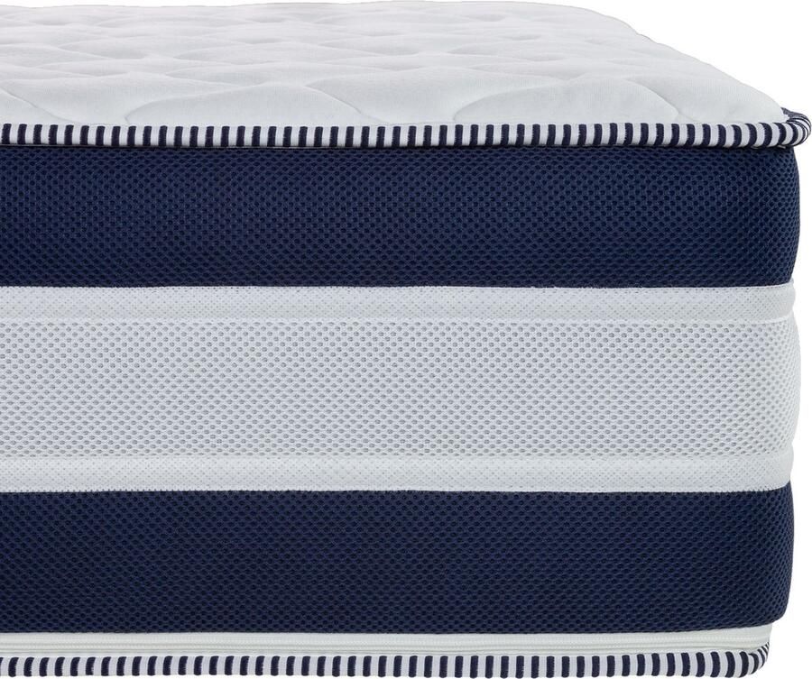 Arensberger RELAXX Gel Matras met 3D Memory Foam 7 Zones; 25cm Hoogte; H4 H3 H2 Gemengde Hardheidsgraad Omkeerbaar Koudschuim Matras met Optimale Drukverlaging