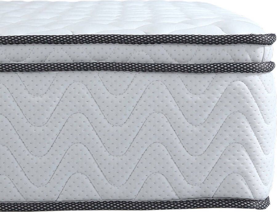 Arensberger Pocketveringmatras VIKTORIA Geïntegreerde Topper; 25 cm Hoogte; H4 H3 H2 gemengde Hardheidsgraad; 7-zone Matras Pocketveringmatras met hoge Puntelasticiteit