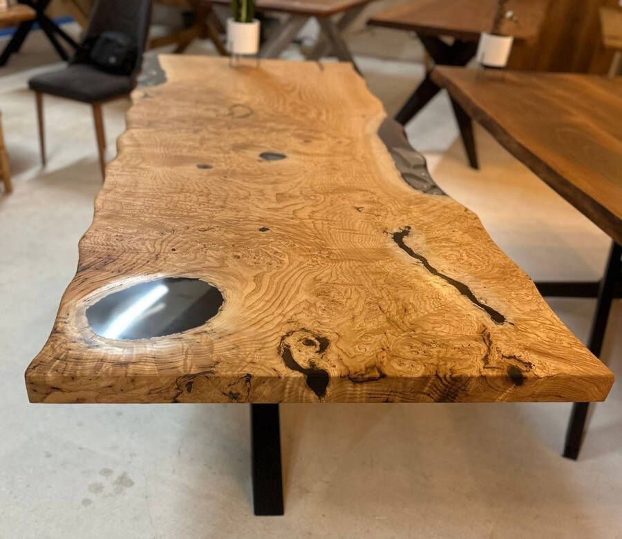 Arka Woods Kastanje hout Eettafel Tera