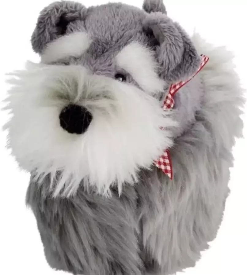 Aroma Home Dog desk duster zachte stoffer voor laptop en schermen vorm Schnauzer superleuk geschenkartikel