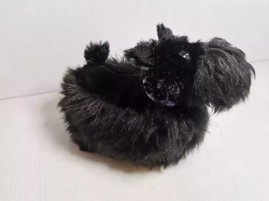 Aroma Home Dog desk duster zachte stoffer voor laptop en schermen vorm Westie zwart superleuk geschenkartikel