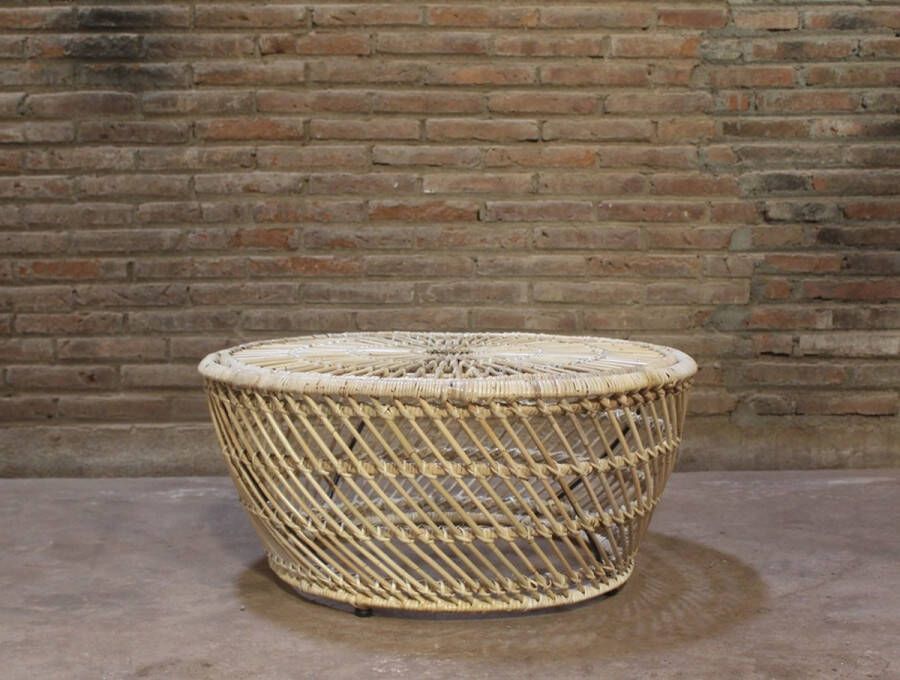 Ars Longa Bohemian rotan salontafel natuurlijk materiaal
