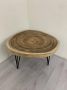 Ars Longa Boomstam salontafeltje large suar hout enkel blad - Thumbnail 2