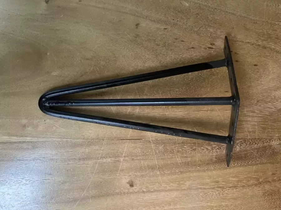 Ars Longa Hairpins salontafel onderstel zwart 28cm (per stuk)