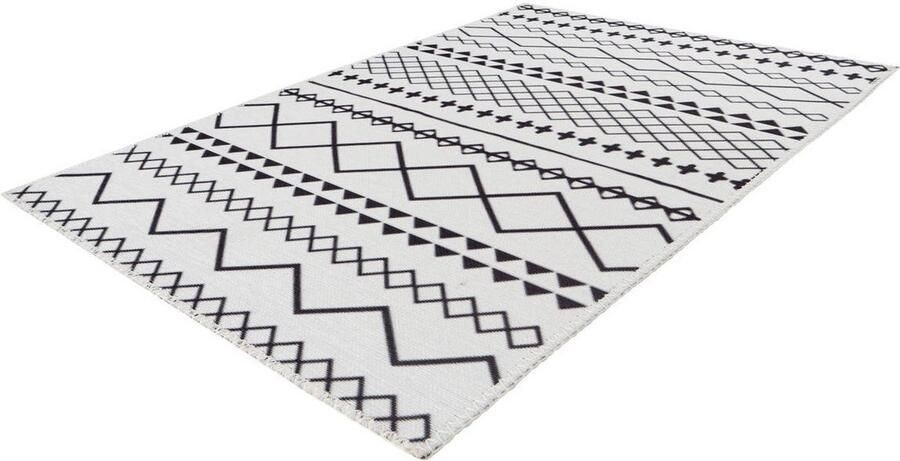 Arte Espina Maya 80 x 150 cm Vloerkleed Wit Zwart - Foto 2