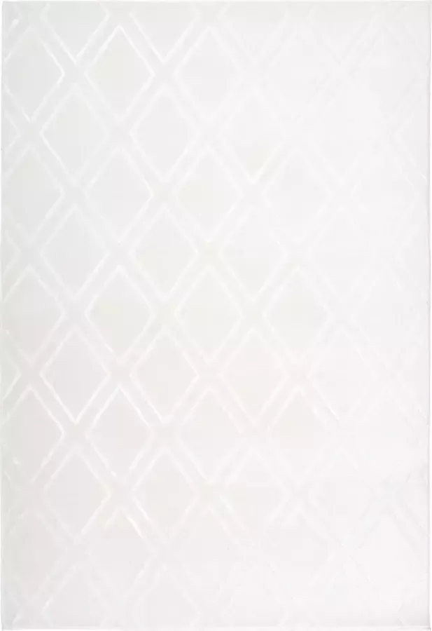 Arte Espina Laagpolig Vloerkleed Monroe Duurzaam Handgemaakt Vintage Tapijt Anti-Slip 160x230cm Gebroken Wit Wit