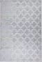 Arte Espina Laagpolig Vloerkleed Monroe Duurzaam Handgemaakt Vintage Tapijt Anti-Slip 200x290cm Grijs Blauw - Thumbnail 3