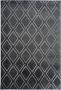 Arte Espina Laagpolig Vloerkleed Monroe Duurzaam Handgemaakt Vintage Tapijt Anti-Slip 80x150cm Antraciet - Thumbnail 2