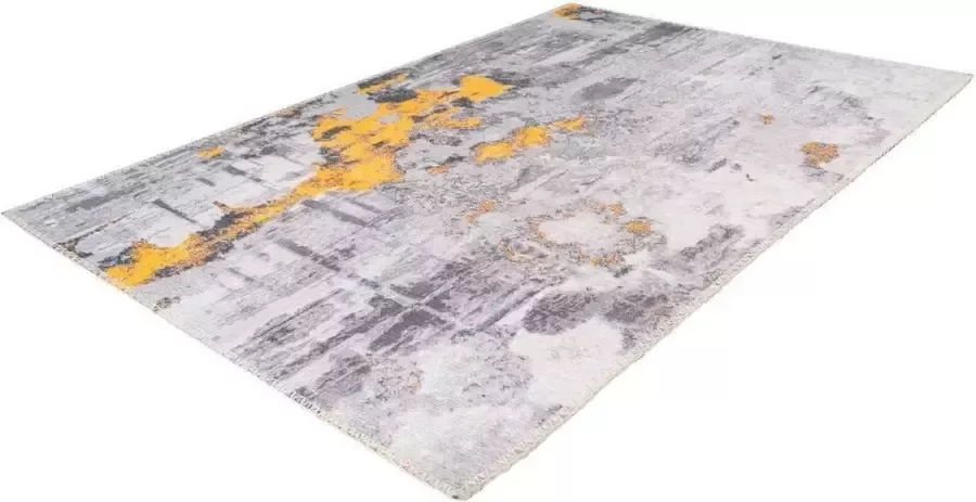 Arte Espina Peron 200 x 290 cm Vloerkleed Grijs Goud - Foto 6