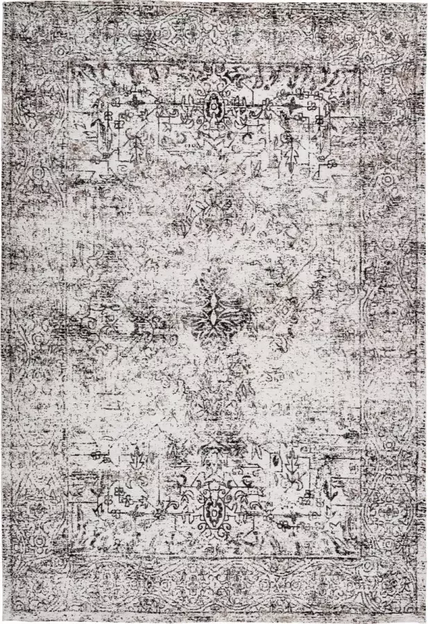 Arte Espina Vloerkleed iglesia 500 85% polyester 15% katoen antraciet crème 120 x 170 cm