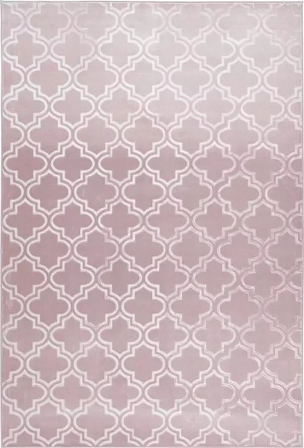 Arte Espina Vloerkleed monroe 100 roze 80 x 300 cm