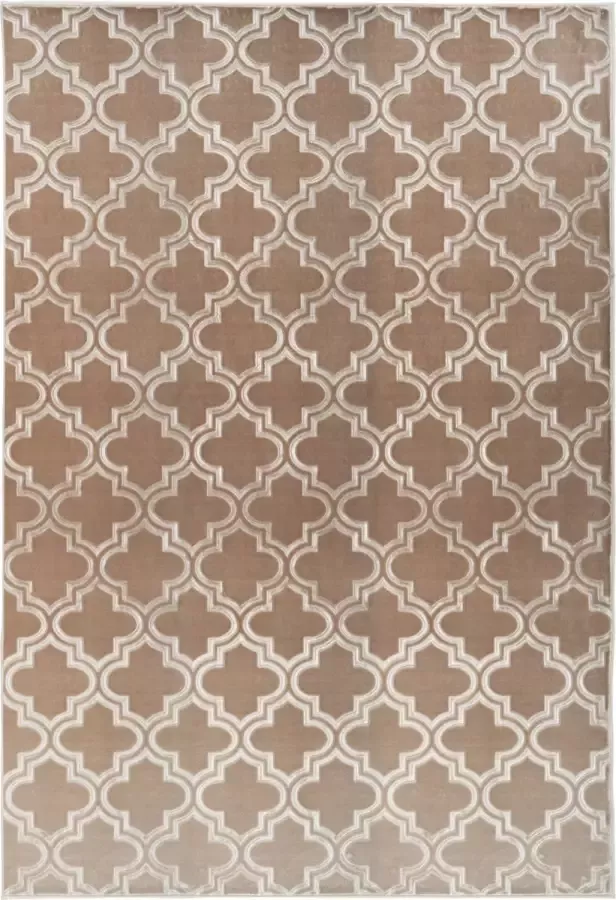 Arte Espina Vloerkleed monroe 100 taupe 80 x 300 cm