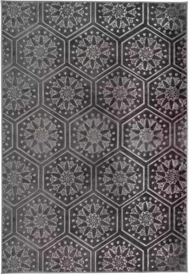 Arte Espina Vloerkleed monroe 200 antraciet 80 x 300 cm