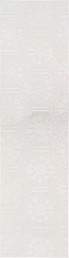 Arte Espina Vloerkleed monroe 200 wit 80 x 300 cm