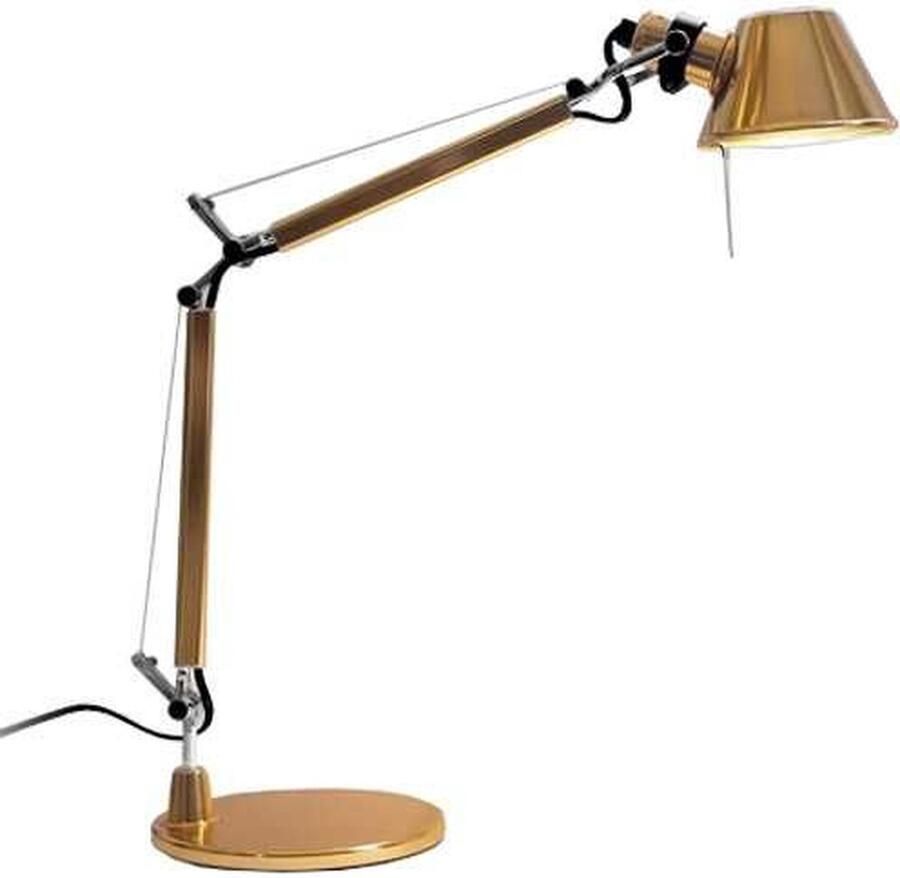 Artemide Tolomeo Micro Bureaulamp Retrofit Goud