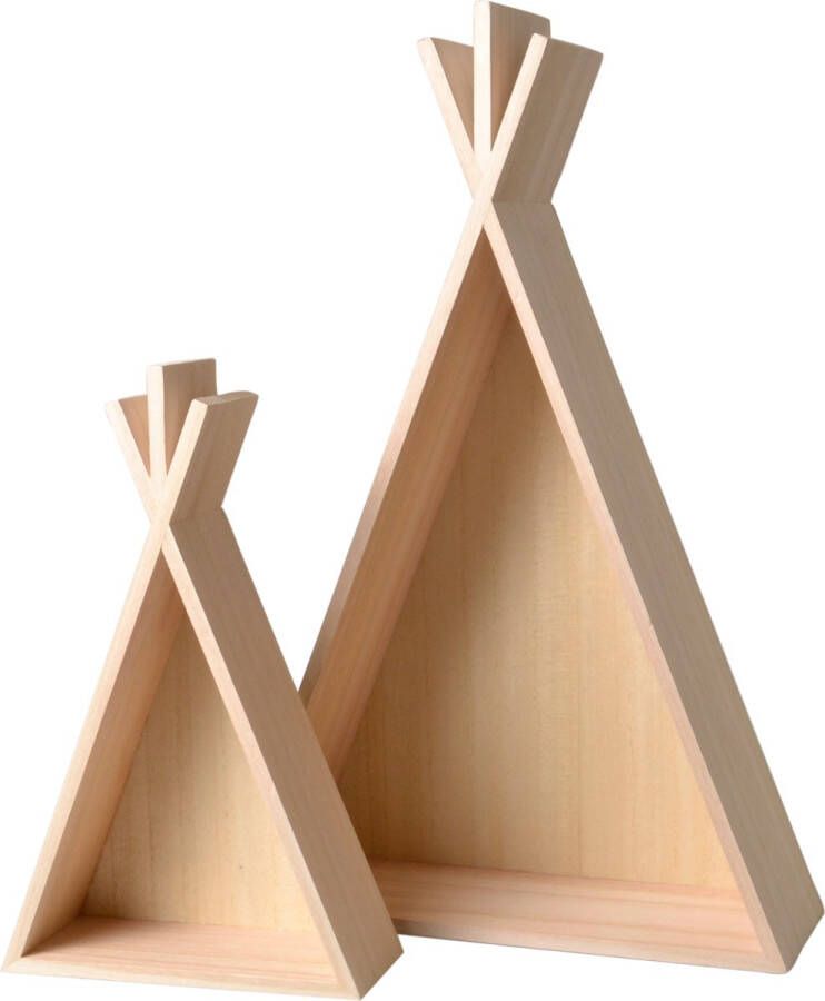 Artemio set van 2 tipi wandplanken