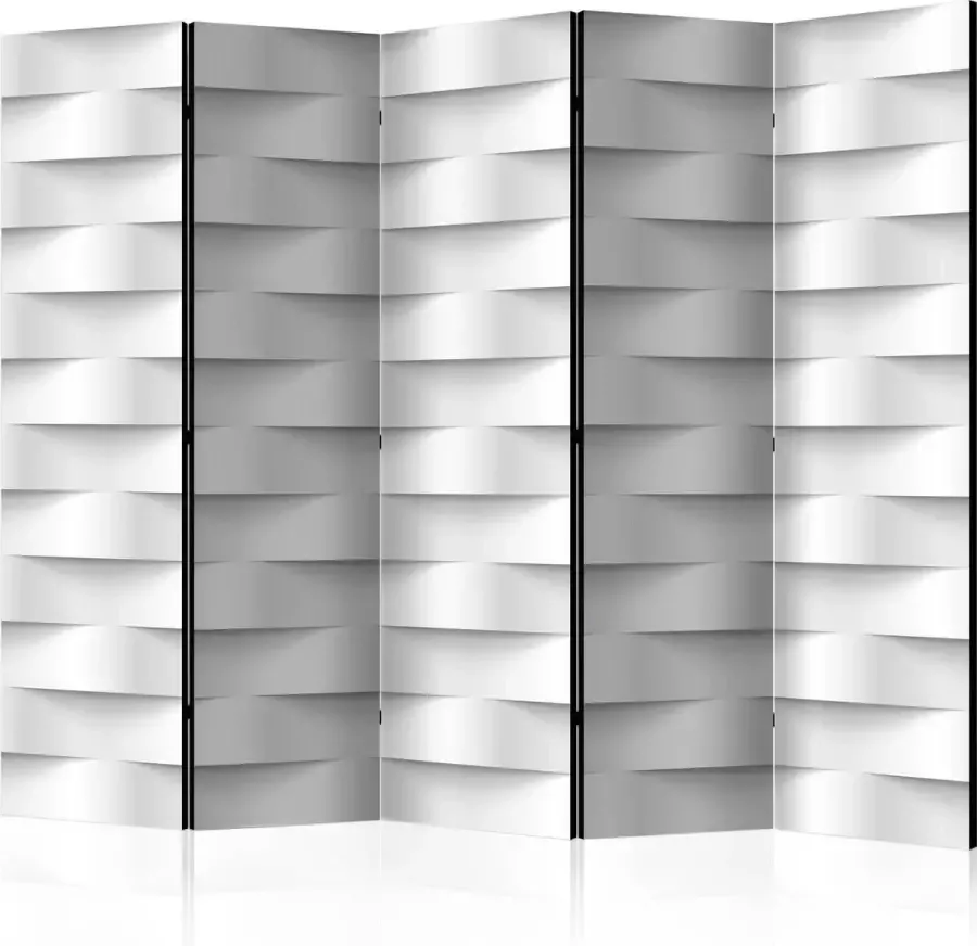 Artgeist 3D Tapijt Vouwscherm Kamerscherm Scheidingswand White Illusion II [Room Dividers] 225x172 3D Tapijt