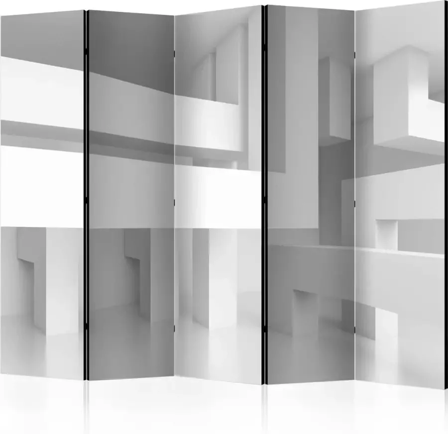 Artgeist Kamerscherm Scheidingswand Vouwscherm Alabaster maze II [Room Dividers] 225x172 Vouwscherm