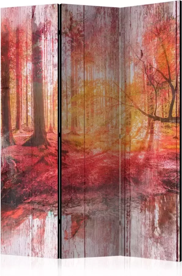 Artgeist Kamerscherm Scheidingswand Vouwscherm Autumnal Forest [Room Dividers] 135x172 Vouwscherm