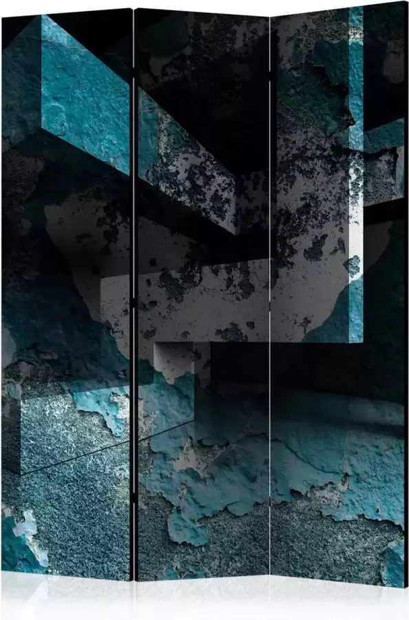 Artgeist Kamerscherm Scheidingswand Vouwscherm Azure Geometry [Room Dividers] 135x172 Vouwscherm