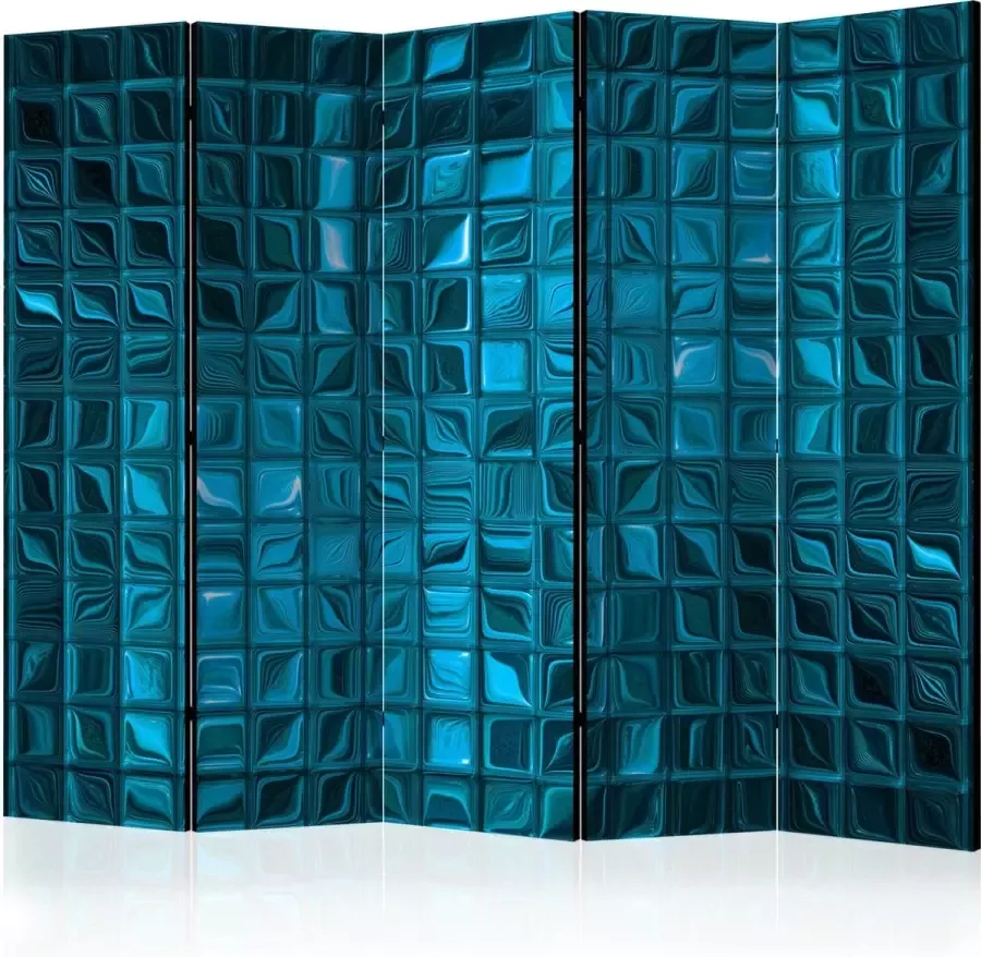Artgeist Kamerscherm Scheidingswand Vouwscherm Azure Mosaic II [Room Dividers] 225x172 Vouwscherm