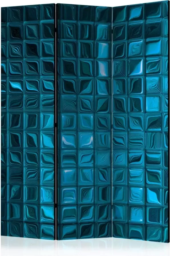 Artgeist Kamerscherm Scheidingswand Vouwscherm Azure Mosaic [Room Dividers] 135x172 Vouwscherm
