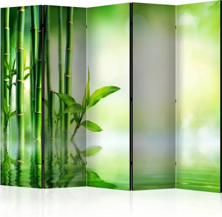 Artgeist Kamerscherm Scheidingswand Vouwscherm Bamboo Grove II [Room Dividers] 225x172 Vouwscherm