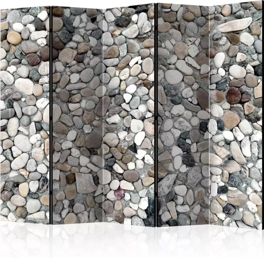 Artgeist Kamerscherm Scheidingswand Vouwscherm Beach Pebbles II [Room Dividers] 225x172 Vouwscherm