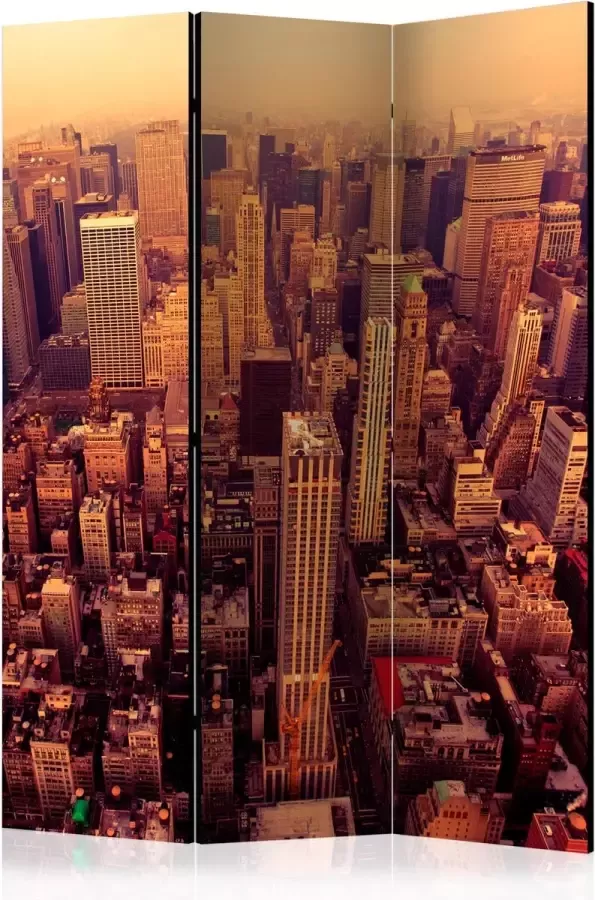 Artgeist Kamerscherm Scheidingswand Vouwscherm Bird Eye View Of Manhattan New York [Room Dividers] 135x172 Vouwscherm